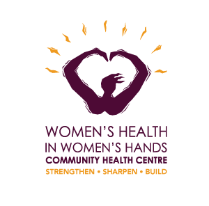 Women's health in women's hands logo